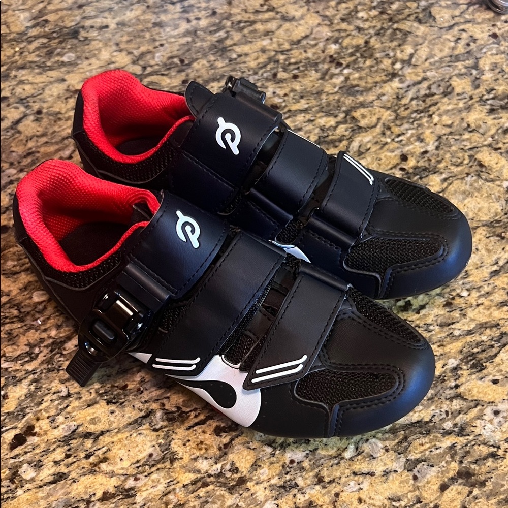 Peloton snap in cycling shoes